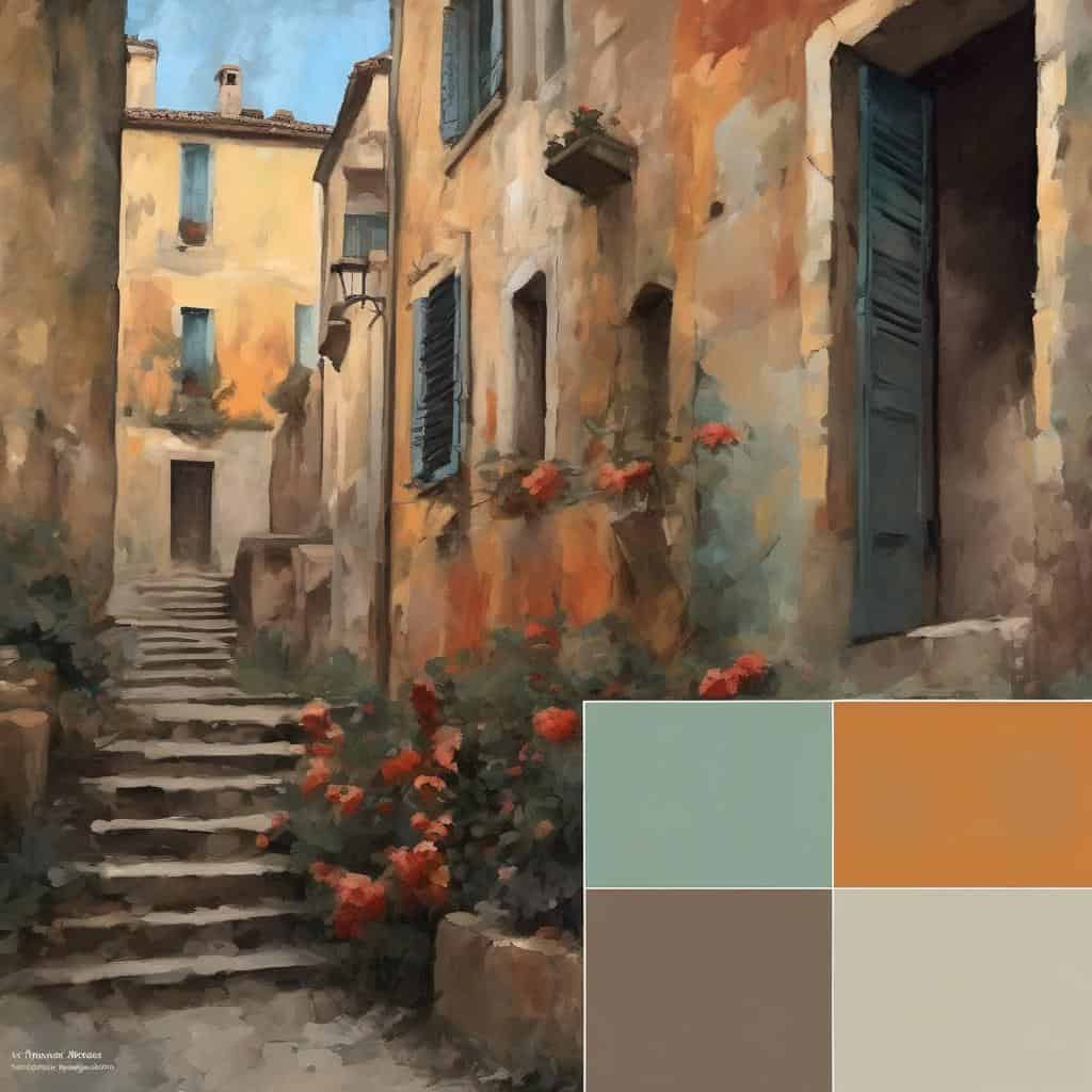 ζωγραφική με χρώματα, αφηρημένη τέχνη, χρήση χρωμάτων στην τέχνη, πινελιές και χρωματικές συνθέσεις, πίνακας με χρώματα και σχεδίαση.